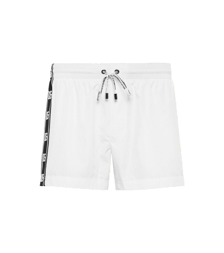 Photo: Dolce&Gabbana - Logo swim trunks