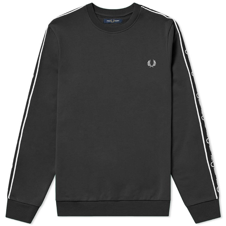 Photo: Fred Perry Authentic Taped Shoulder Crew Sweat