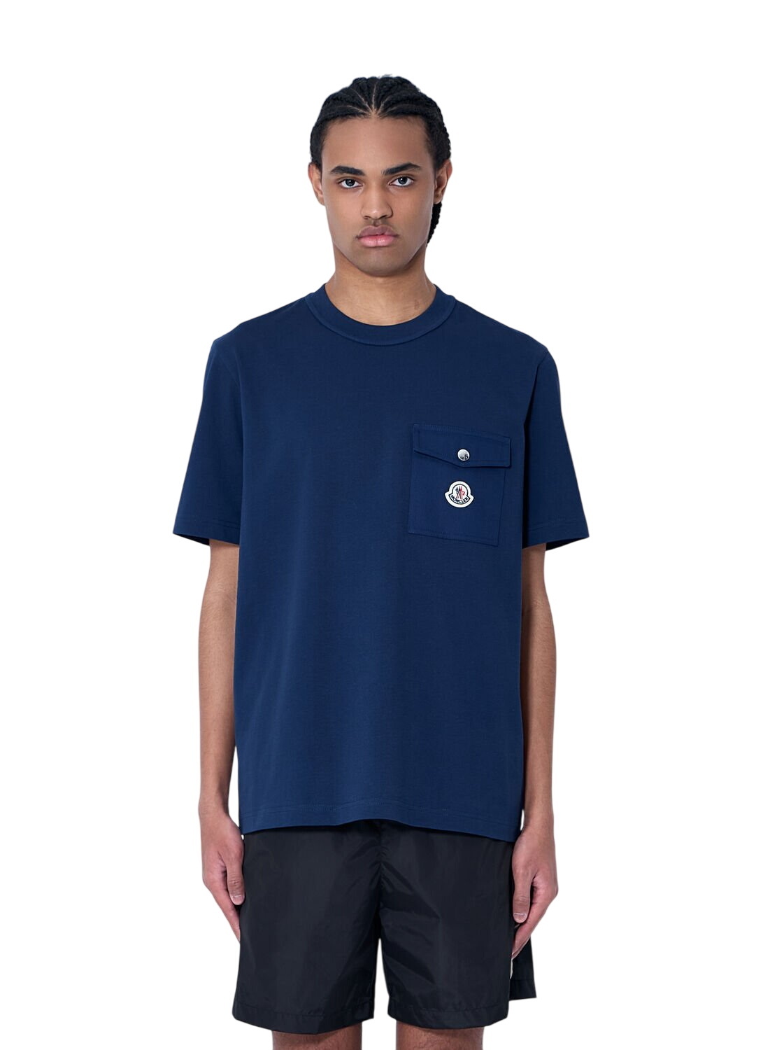 MONCLER HYKE Tシャツ Moncler Men's Genius x HYKE Long Sleeve Logo T-Shirt in White Moncler