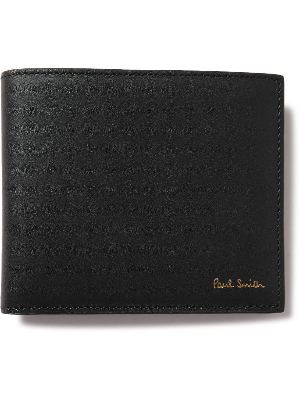 Photo: Paul Smith - Logo-Print Textured-Leather Billfold Wallet