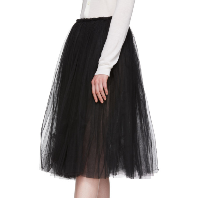 Comme des Garcons Comme des Garcons Black Tulle Skirt Comme