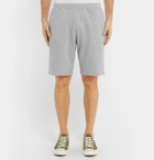 Sunspel - Brushed Loopback Cotton-Jersey Shorts - Men - Gray