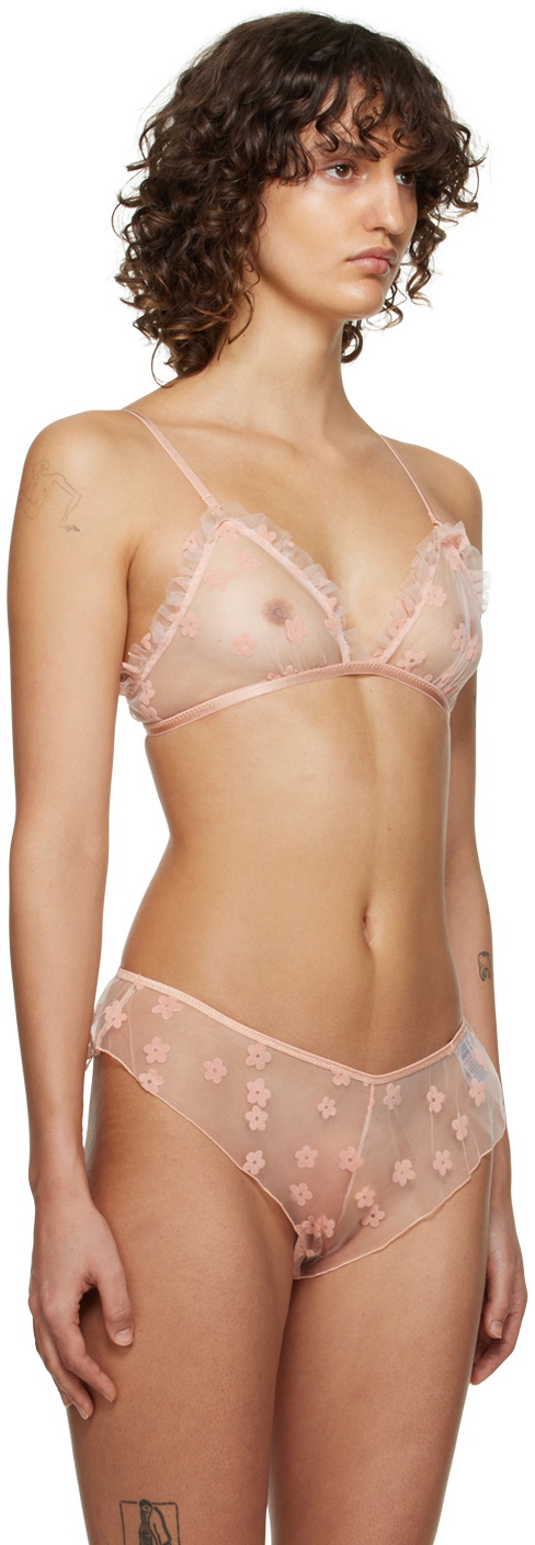 Le Petit Trou Pink Muflier Bra