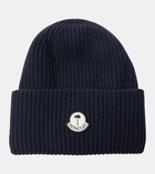 Moncler Genius Logo wool beanie