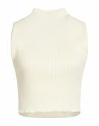 Courrèges Womens Turtleneck Ivory