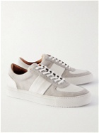 Mr P. - Larry Suede and Leather Sneakers - Gray