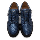Giuseppe Zanotti Blue Glitter May London Sneakers
