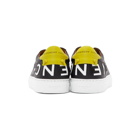 Givenchy Black and Yellow Reverse Logo Urban Street Sneakers