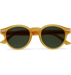 Cutler and Gross - 1338 Round-Frame Acetate Sunglasses - Yellow