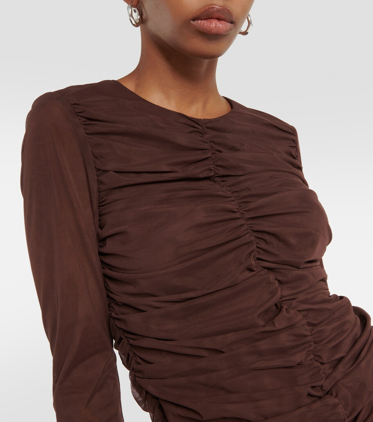 SIR Jacques gathered mesh top