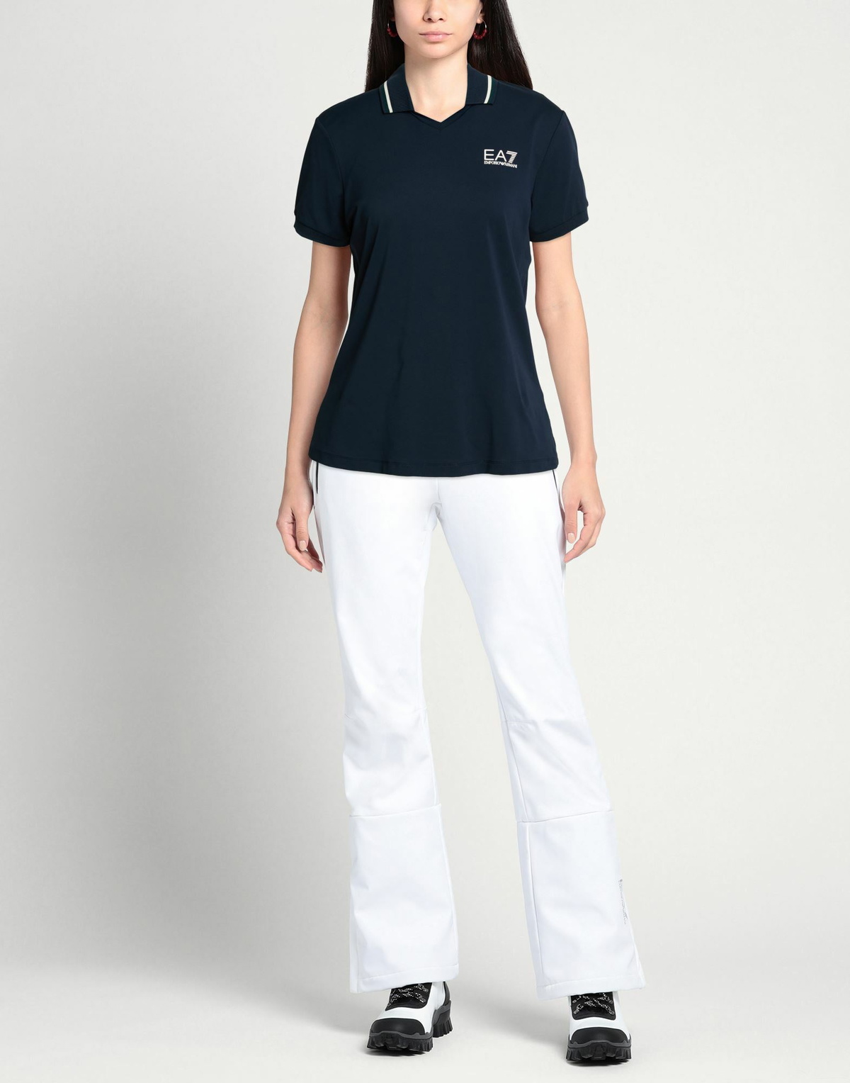 Ea7 Womens Polo shirt in Navy