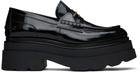 Alexander Wang Black Carter Platform Loafers