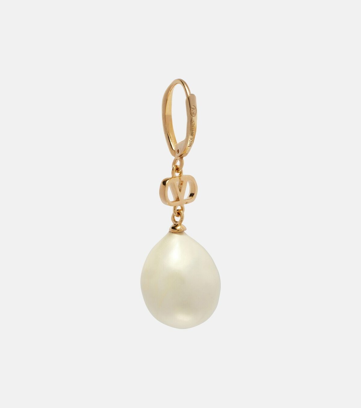Valentino VLogo faux pearl drop earrings