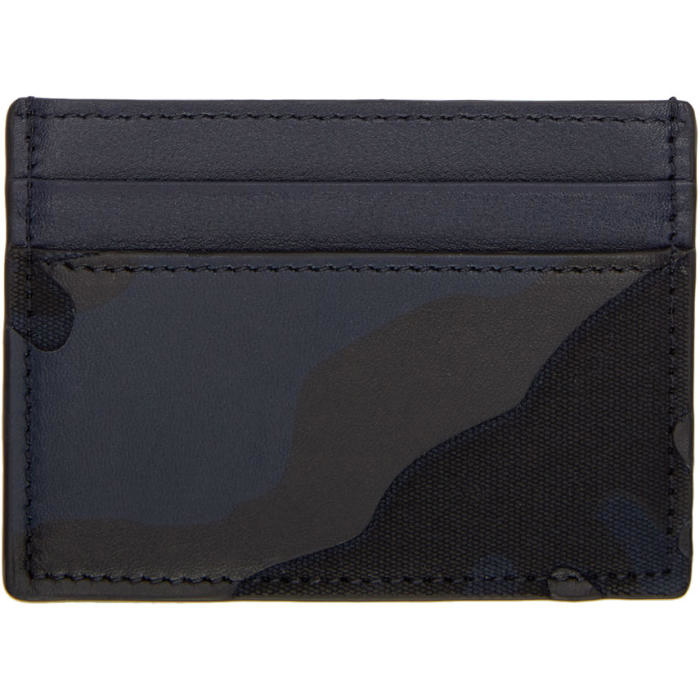 Photo: Valentino Navy Valentino Garavani Camo Card Holder