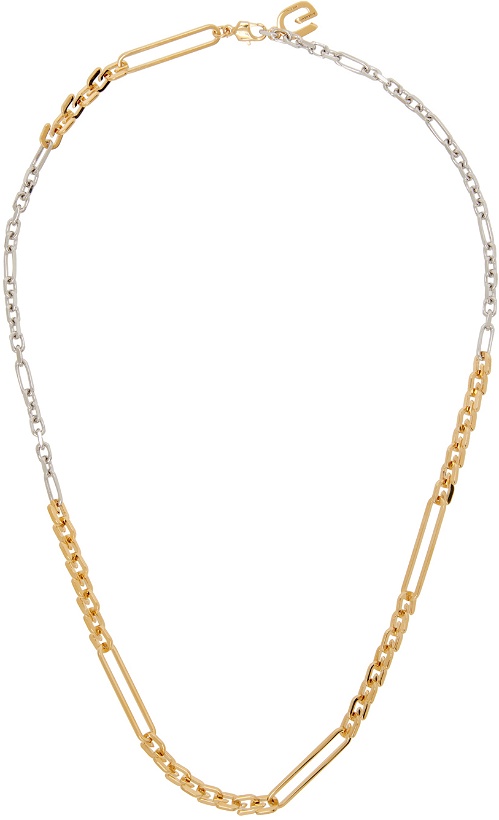 Photo: Givenchy Gold & Silver G Link Necklace