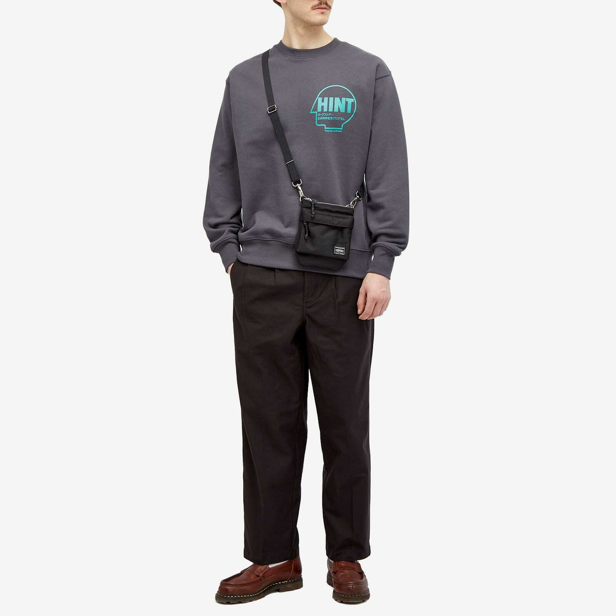 Garbstore Men's Hint Sweatshirt in Charcole