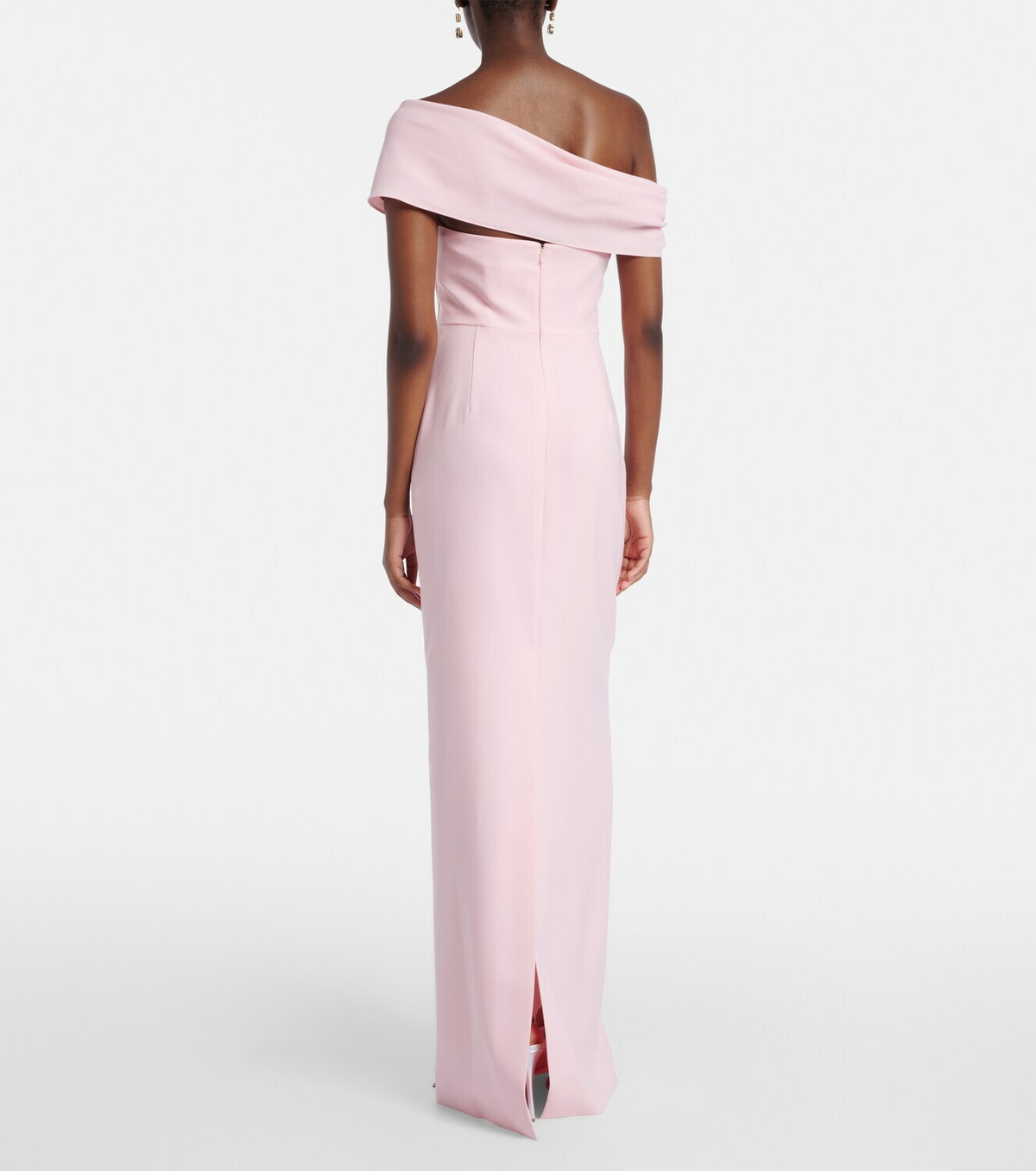 Carolina Herrera Sofia crêpe bustier gown