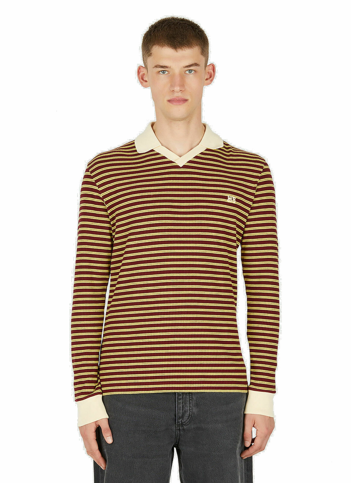 Sonic Polo Shirt in Brown Wales Bonner