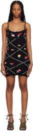 Tach Black Arya Minidress