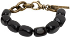 Dries Van Noten Black Beaded Bracelet