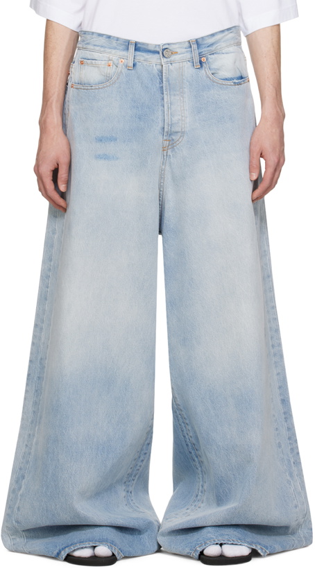 Photo: VETEMENTS Blue Big Shape Jeans