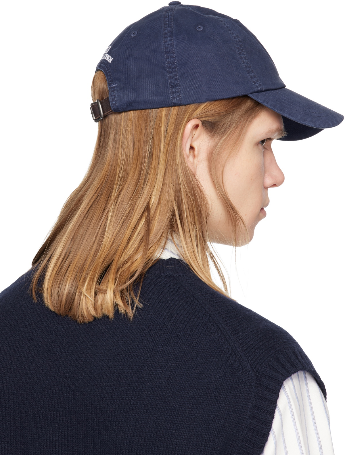 Polo Ralph Lauren Navy Stretch-Cotton Twill Ball Cap Polo Ralph Lauren