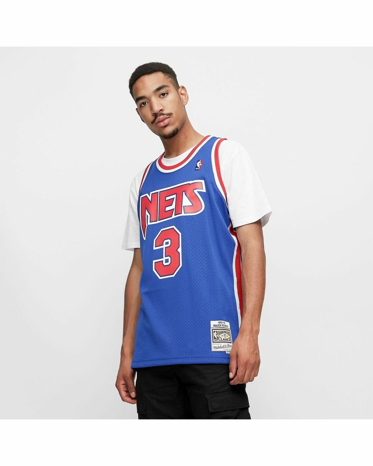Mitchell & Ness NBA Swingman Jersey New Jersey Nets Road 1992-93 Drazen Petrovic #3 Blue Men
