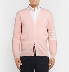 Thom Browne - Striped Cotton Cardigan - Men - Pink