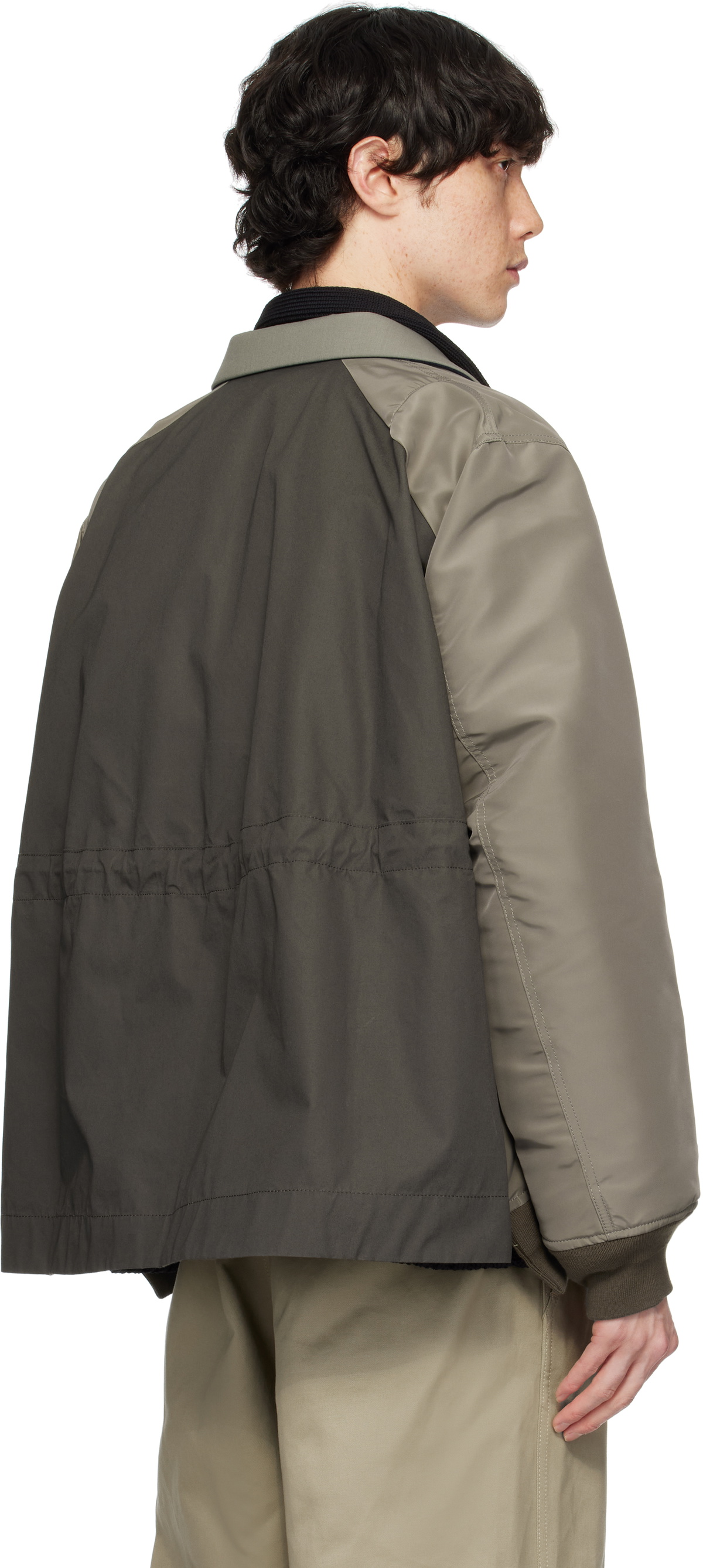 【美品60%off】sacai 21ss Suit Coat Khaki Khaki Suiting Blazer by sacai on Sale