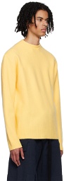 Jil Sander Yellow Crewneck Sweater