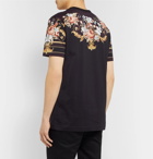 Dolce & Gabbana - Printed Cotton-Jersey T-Shirt - Black