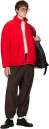 WILLY CHAVARRIA Brown 'Bad Boy' Track Pants