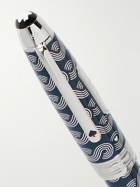 Montblanc - Meisterstück Around the World in 80 Days Solitaire LeGrand Resin and Platinum-Plated Fountain Pen