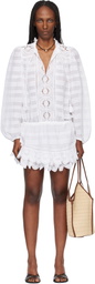 Isabel Marant Etoile White Preya Minidress
