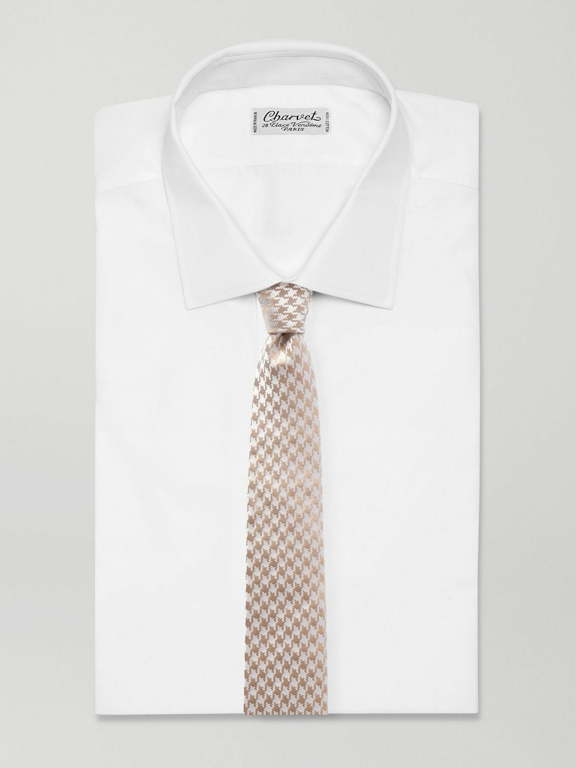 Richard James - 8cm Houndstooth Silk-Jacquard Tie