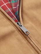Baracuta - G9 Suede Harrington Jacket - Neutrals
