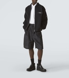Comme des Garçons Homme Knitted jersey bomber jacket