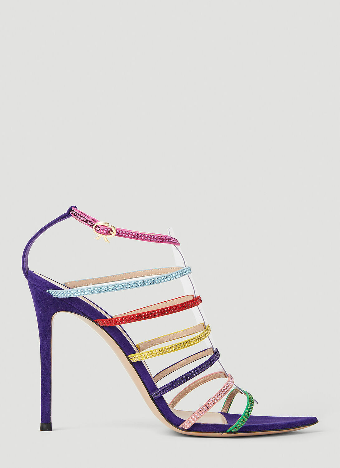 Gianvito Rossi Crystal Embellished High Heel Sandals