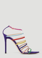 Gianvito Rossi Crystal Embellished High Heel Sandals