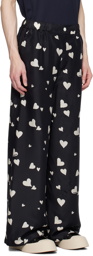 Marni Black Hearts Trousers