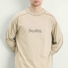 KA_YO_Prototype Men's Heavyweight Longsleeve Graphic T-Shirt in Plaza Taupe