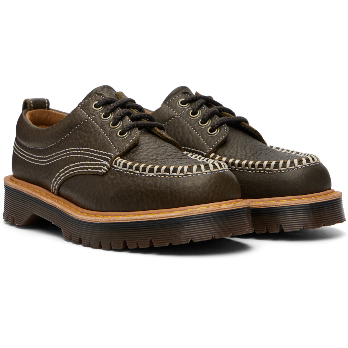 Dr. Martens Khaki Lowell Derbys