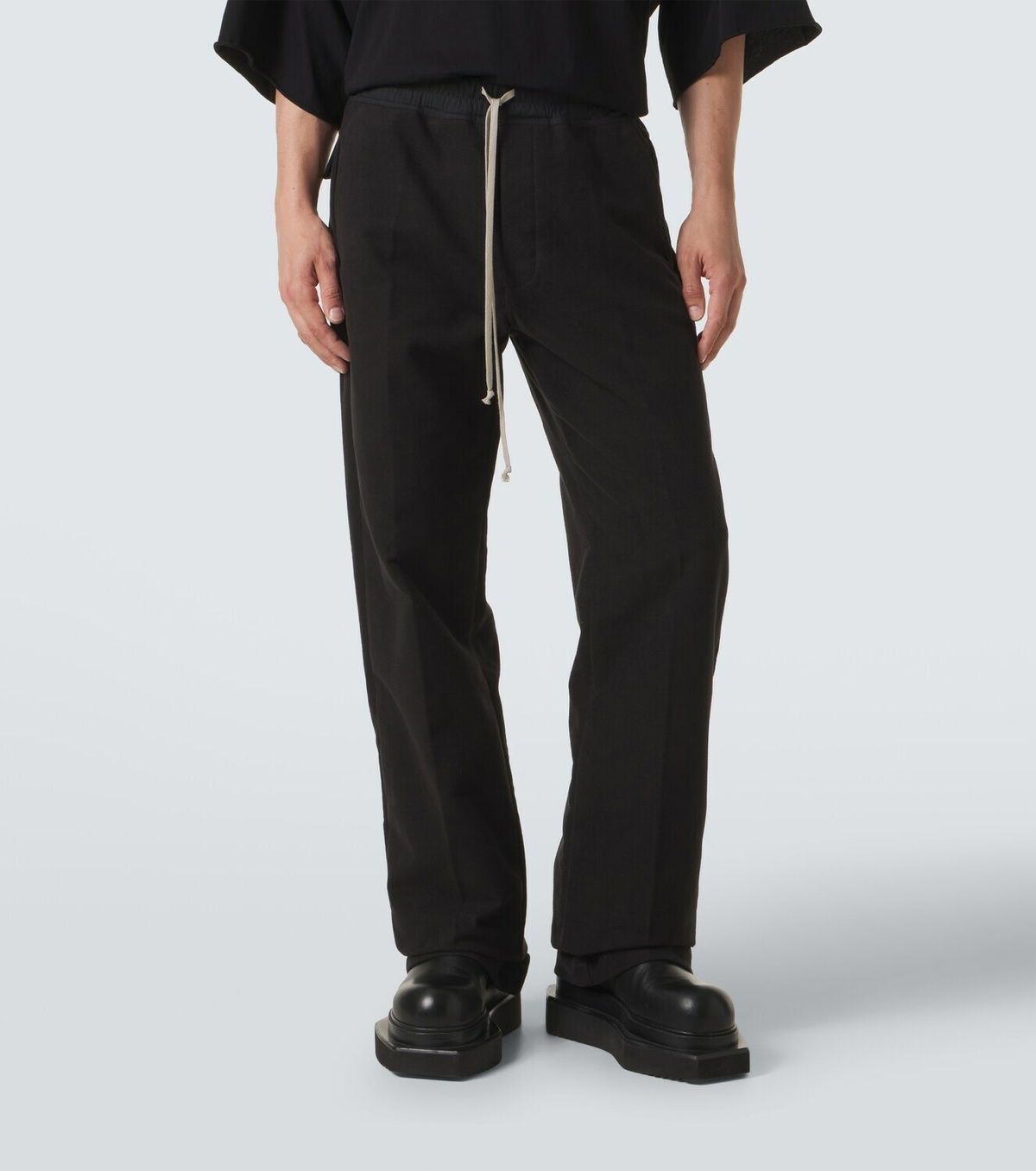 Rick Owens Dietrich cotton wide-leg pants