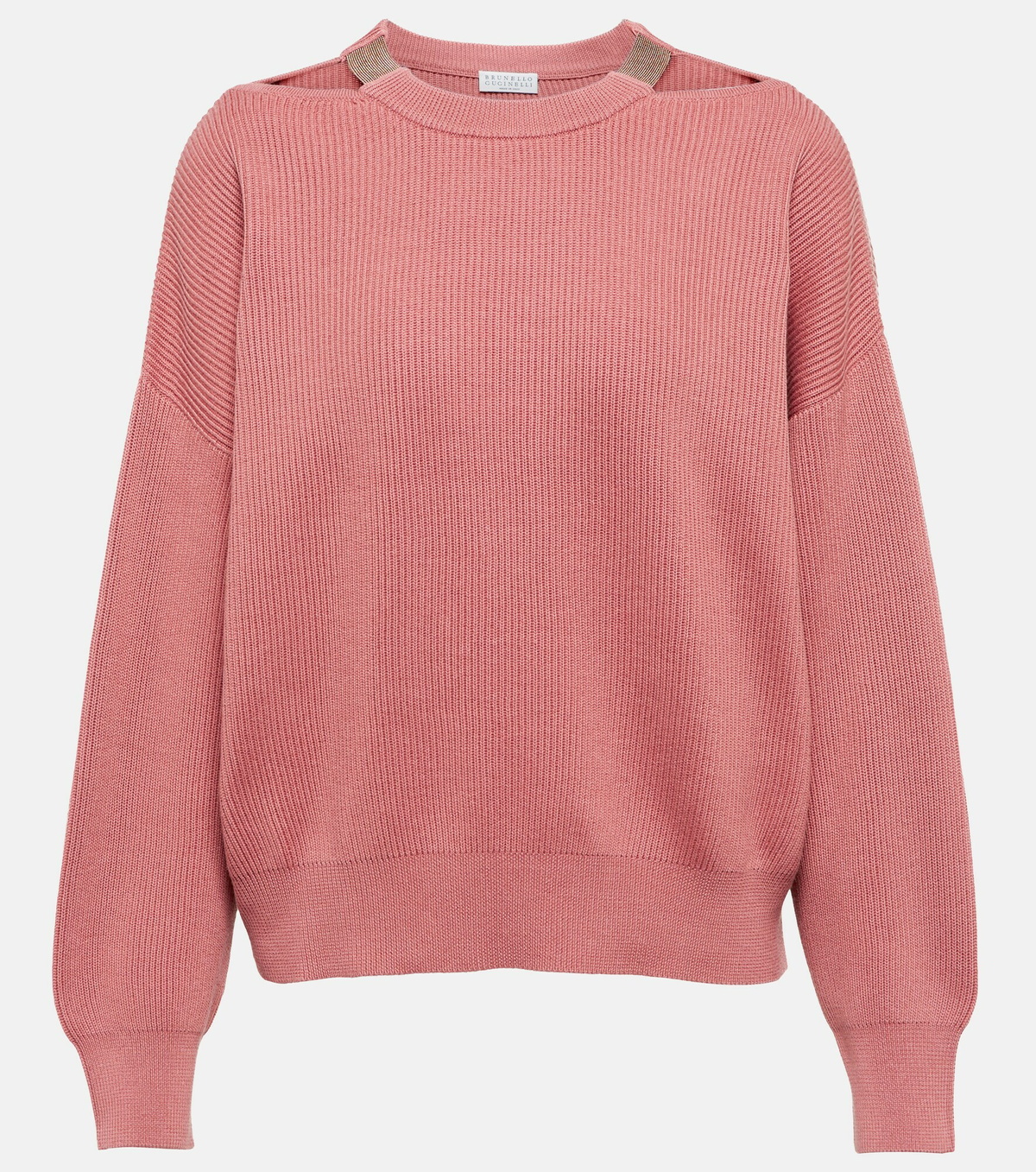 Brunello Cucinelli - Cutout cotton sweater