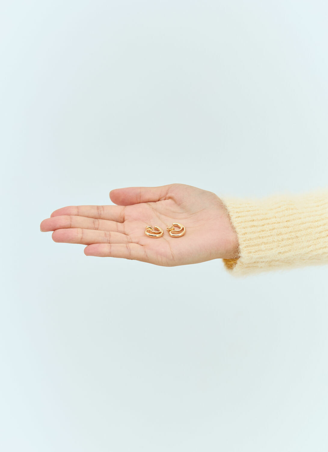 Bottega Veneta Loop Earrings