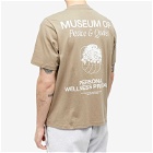 Museum of Peace and Quiet Men's Wellness Program T-Shirt in Clay