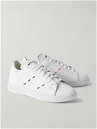 Kiton - Textured-Leather Sneakers - White