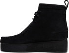 Clarks Originals Black Wallabee Craft Boots