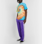 Palm Angels - Striped Tech-Jersey Track Pants - Purple