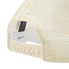 Rhude Men's Palm Tree Quilted Satin Cap in Ivory